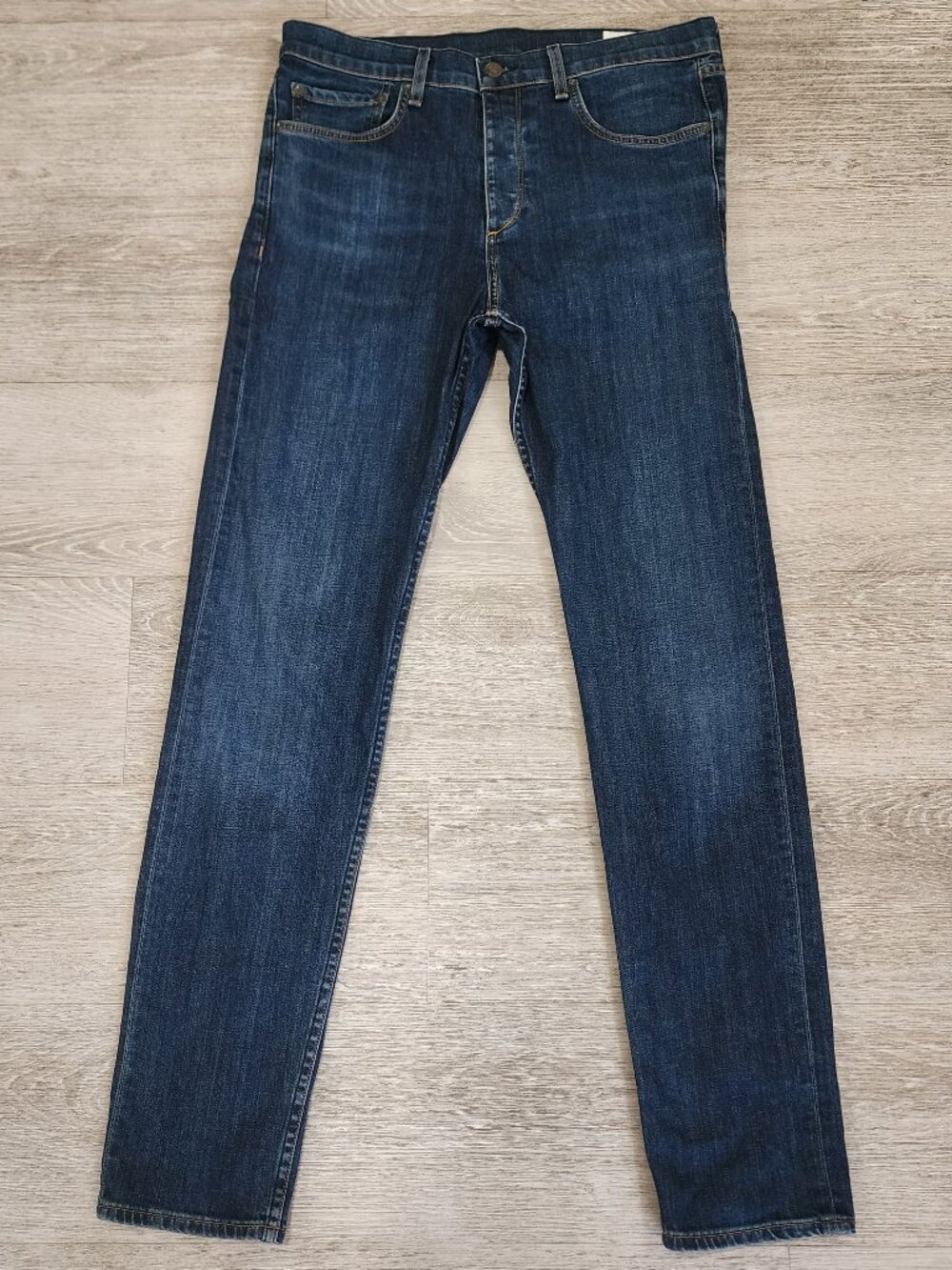 Rag and Bone Fit 2 Slim Blue Button Fly Denim Jeans Men's Size 32
